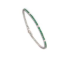 Bracelet Valentina Callegher Woman in White Gold Smeraldo 2.08 Ct 10659/0 SSM - 10659/0 SSM